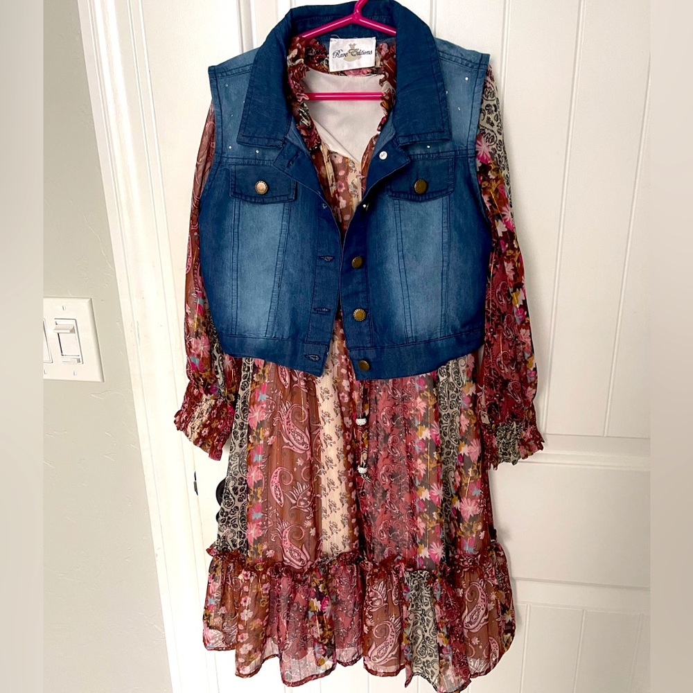 Rare Editions dress and vest